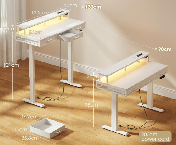 A674 Elektrinis reguliuojamo aukščio stalas