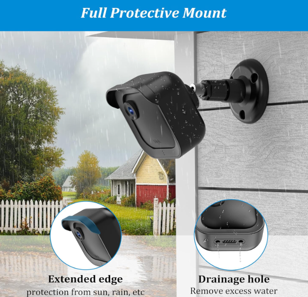A712 Sieniniai laikikliai Blink Outdoor kameroms su apsauginiu gaubtu (3 vnt.)