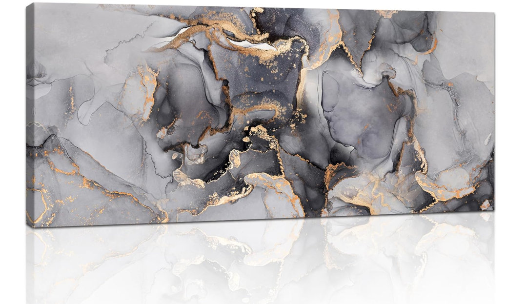 A745 Dekoratyvinis paveikslas ant drobės, violetinis, 120×50 cm