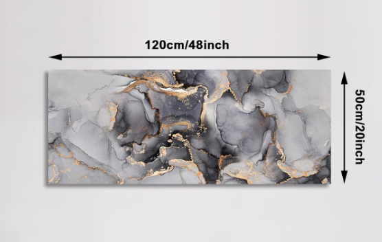 A745 Dekoratyvinis paveikslas ant drobės, violetinis, 120×50 cm