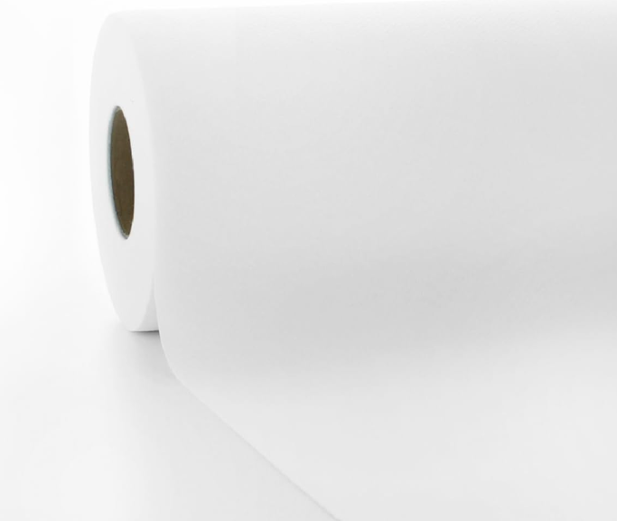 A767 Ritininė staltiesė balta, 118 cm × 25 m