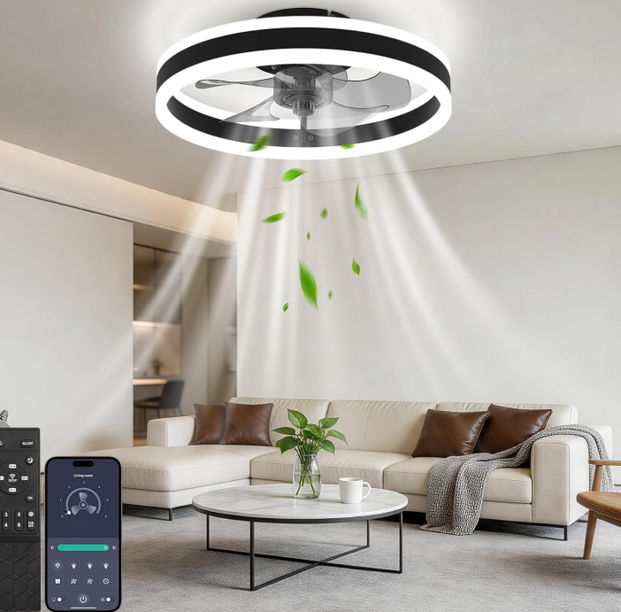 A840 Led lubinis šviestuvas su ventiliatoriumi