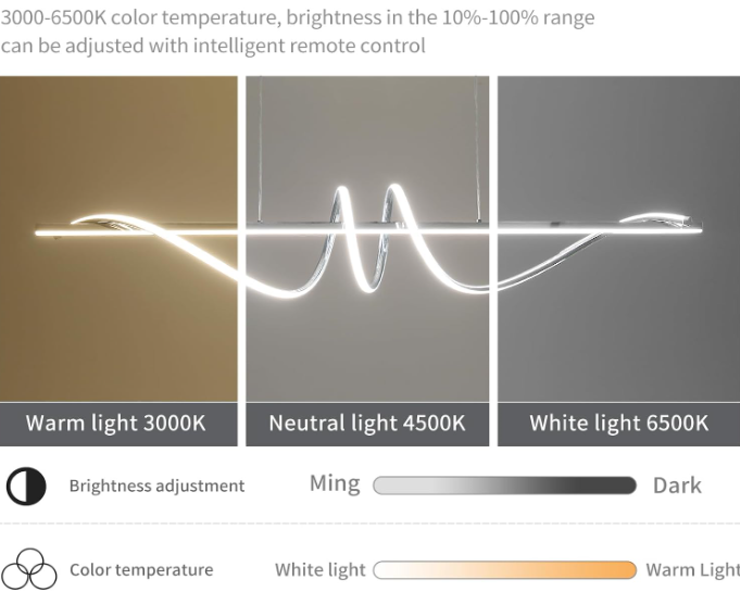 A851 Spiralinis LED pakabinamas šviestuvas Mikeru, 120 cm, chromo spalvos