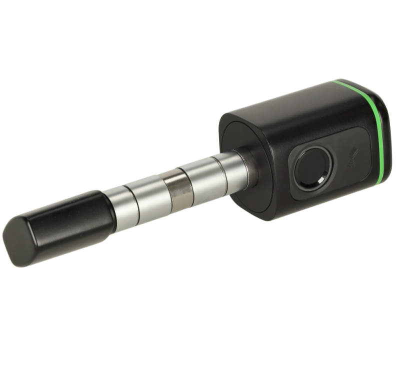 A879 Juoda išmanioji durų spyna su pirštų atspaudu ir Bluetooth, cilindras 60-90 mm