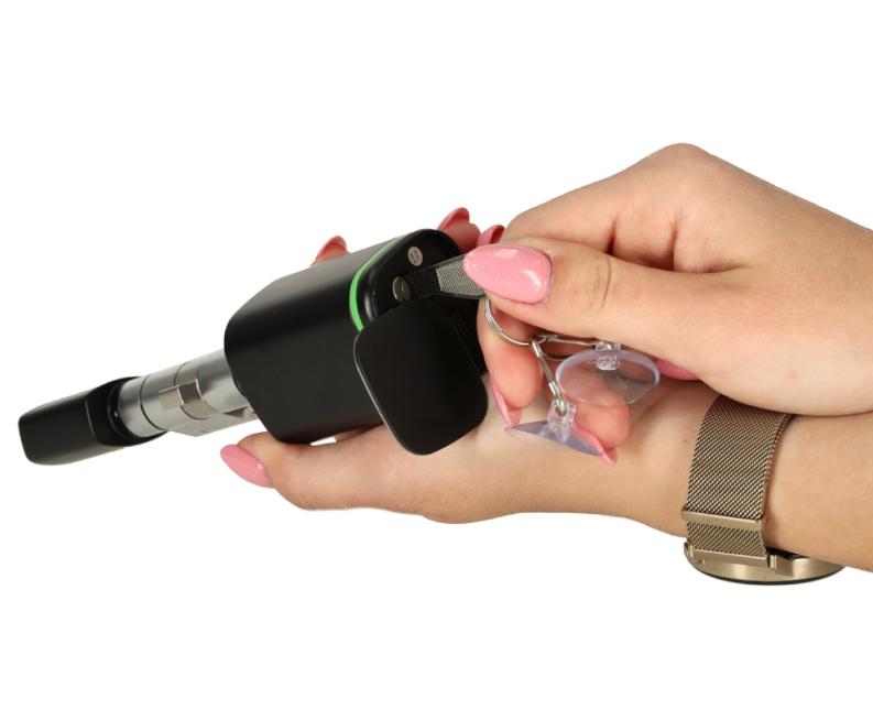 A879 Juoda išmanioji durų spyna su pirštų atspaudu ir Bluetooth, cilindras 60-90 mm