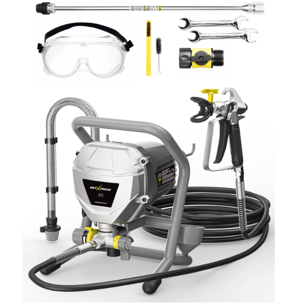 A950 InoKraft MaXpray M1 beorio dažymo aparatas, 3000 PSI, 550 W – latekso ir akrilinių dažų purkštuvas
