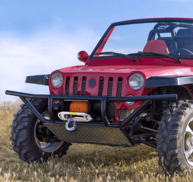 A979 Elektrinė gervė ANBULL 12V, 2 t keliamoji galia, su 15 m sintetine virve - PIGIUKAI