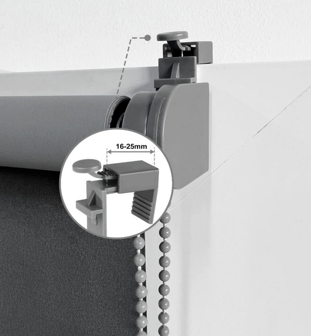 OBdeco Roller blinds dark gray