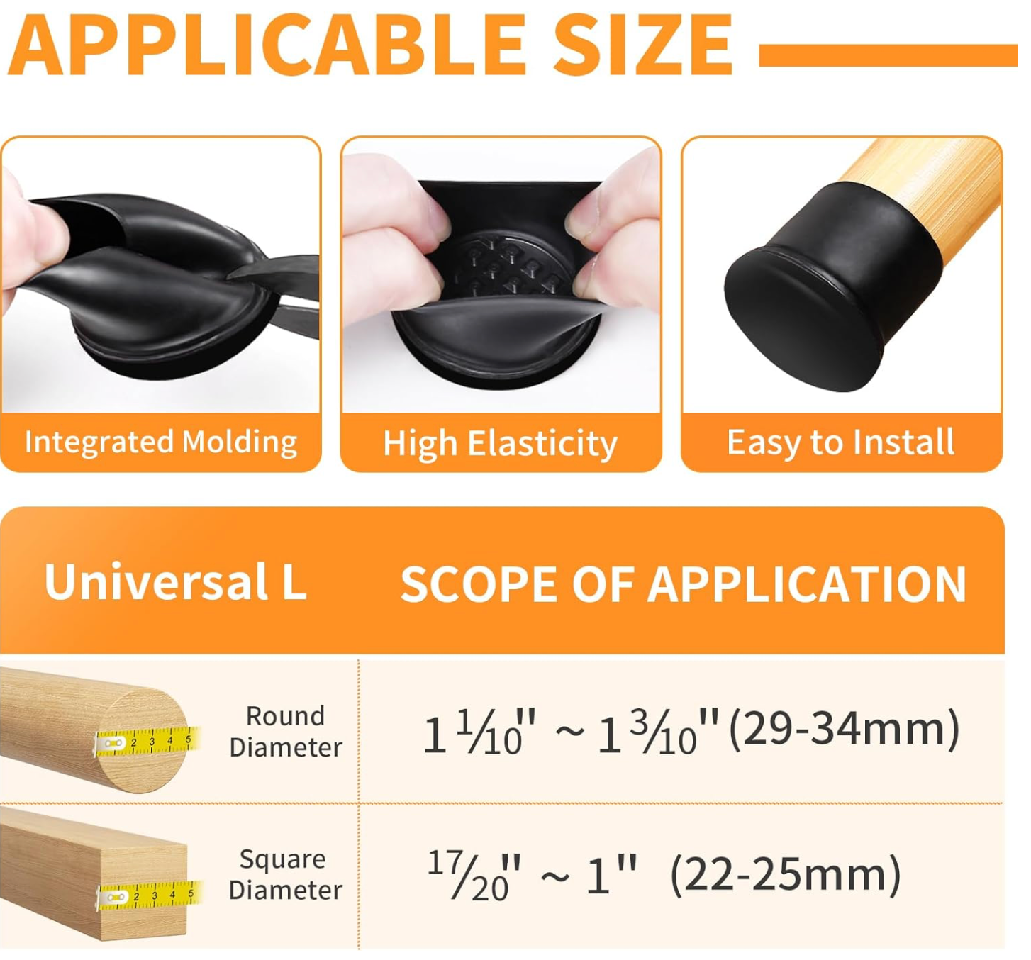 Kojų padėkliukai 4vnt