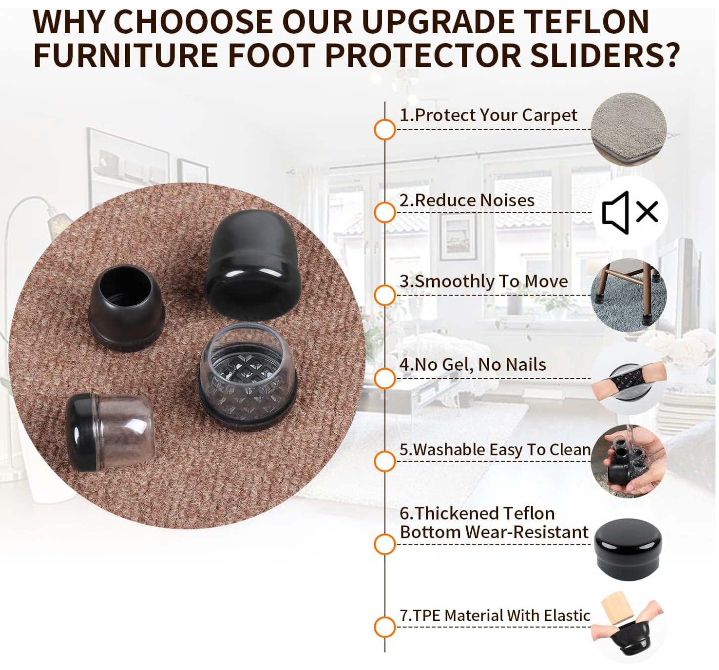 Kojų padėkliukai 4vnt