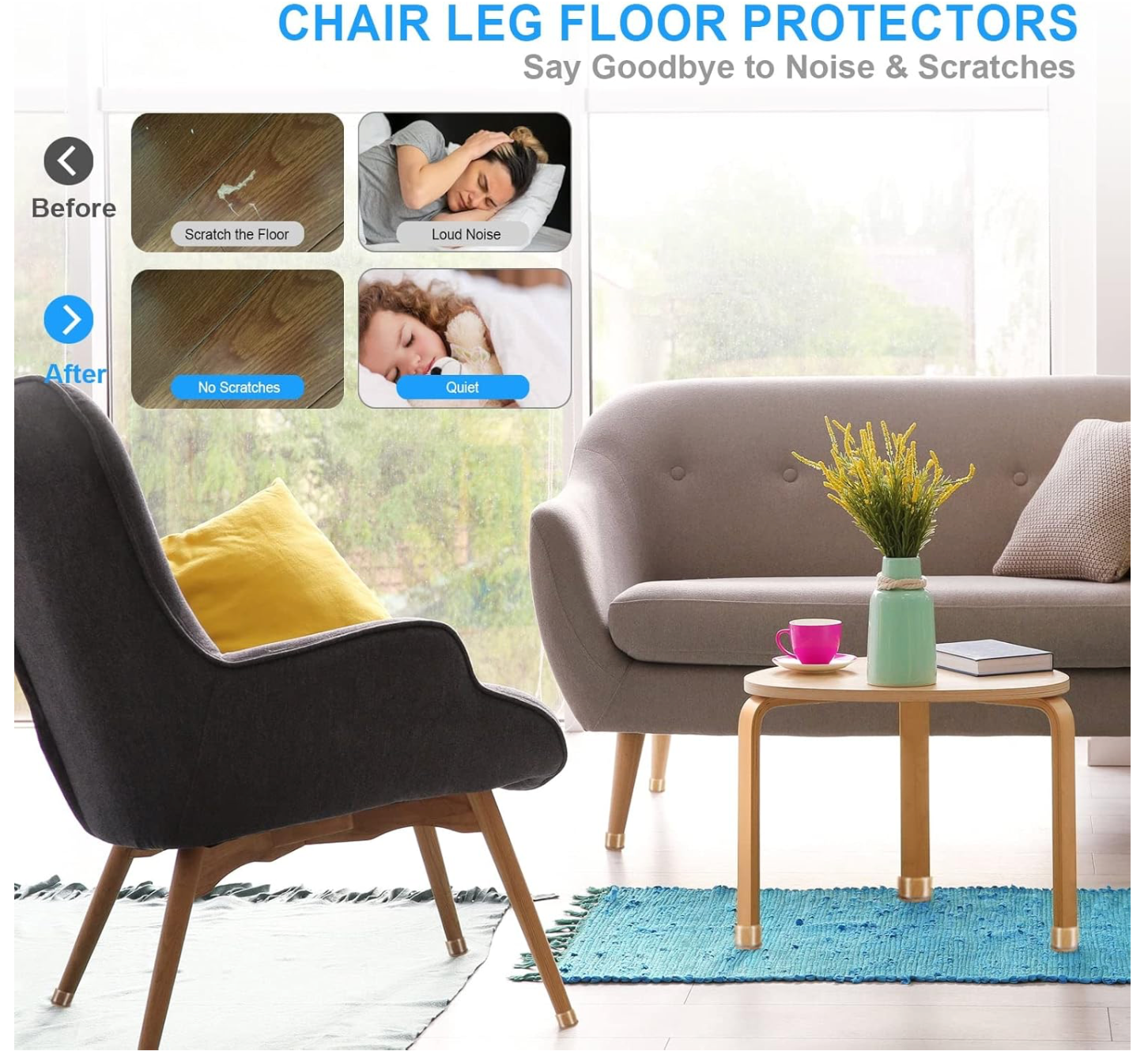 Kojų padėkliukai 4vnt