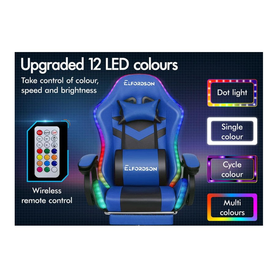 LED žaidimų kėdė